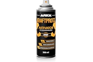 ARKA Spray activador 200 ml para cianoacrilato – Secado Ultra rápido en 1–4 s – Resistente al Calor y Agua – sin residuos – Ideal para superglue en plástico, Vidrio, Metal, Madera – KRAFTPROTZ Profesional