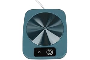 ZERODIS Inteligentny Podgrzewacz do Kawy ze stałą regulacją Temperatury, Przenośny Podgrzewacz do Kubków Zasilany Przez USB do Biura, Podróży i Domu, Dzięki Któremu Twoja Kawa Będzie