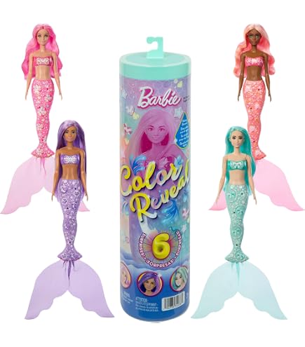 Barbie, Tête à coiffer Dreamtopia, Cheveux Arc-en-Ciel, 22 Accessoires Barbie, Tête à coiffer Dreamtopia, Cheveux Arc-en-Ciel, 22 Accessoires
