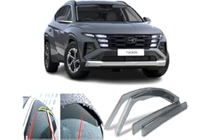 AC WOW 4x Windabweiser für Hyundai Tucson (NX) 2021 2022 2023 2024 2025 2026 Seitenfenster Regenschutz Wetterschutz