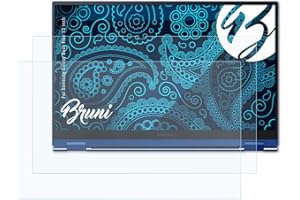 Bruni Schutzfolie kompatibel mit Samsung Galaxy Book Flex 13 inch Folie, glasklare Displayschutzfolie (2X)