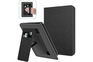 Ayotu Składane etui na zupełnie nowy Kindle (wydanie 11. generacji 2022), automatyczne budzenie/uśpienie, lekki stojak do zestawu głośnomówiącego z paskiem na rękę (nie pasuje do Kindle 2019)