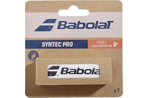 Babolat, Grip de Tennis Modèle Syntec Pro, Épaisseur 1,9 cm, Haute Performance, Idéal pour Meilleure Sensation et Absorption, Toucher Collant, Recommandé pour Joueurs Transpirants