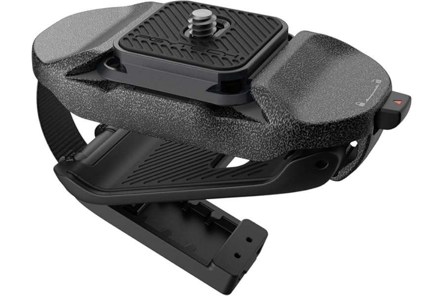 PGYTECH Beetle V2 Camera Clip with Arca Quick Release Plate for Sony, Nikon, Fuji, DSLR/SLR + Action Camera Adapter for Backpack