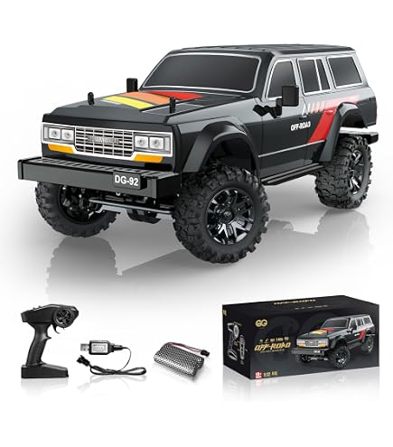 BlocteckToy RC Crawler MN-168 1/12 – 4x4 Tout-terrain Avec Servo Étanche, Autonomie 35 Min