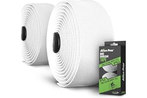 Alien Pros Ruban de Guidon de Vélo Matière PU (Lot de 2/4) Noir Rouge Blanc Bleu Rose Vert - Améliorez la Prise en Main de Votre Vélo Grâce à ce Ruban de Guidon de Vélo