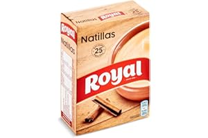 Royal Natillas, Preparado en Polvo 25 Raciones, Pack 5 x 20g - 100 g