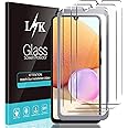 LϟK 3 Pezzi Pellicola Vetro Temperato per Samsung Galaxy A32 4G (Non A32 5G) - 9H Durezza Senza Bolle HD Schermo Protettivo c