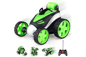 Zhcuves Macchina Telecomandata per Bambini, Mini Auto RC Acrobatica Macchinina Radiocomandata 360°Rotazione Giochi Bimbi 3 4 5 6 7 8 Anni Regalo Natale Compleanno Pasqua Giocattoli