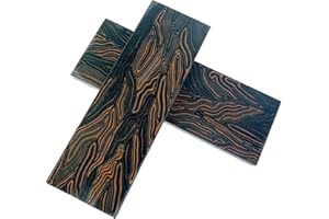 RECHERE 2pcs Knife Handle Scale Slabs Grips G10 Damascus Pattern Orange Red Knives Sword Gun Making Material 130X43X8mm