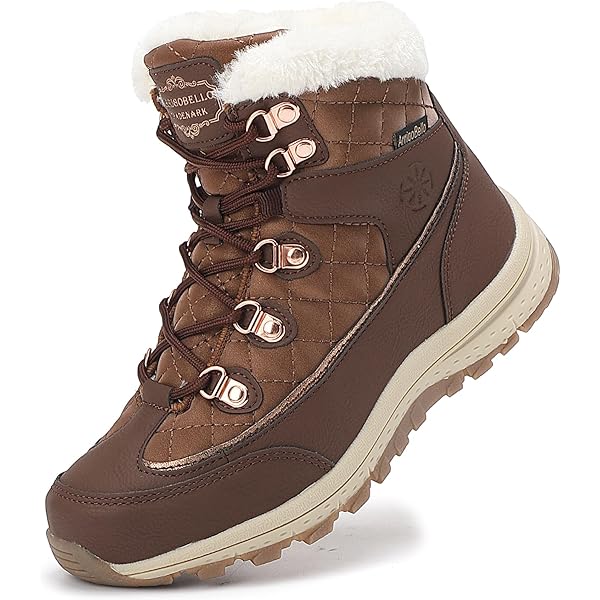 ENEN Bottes De Neige Imperméable Femme Homme 36-42, Bottes