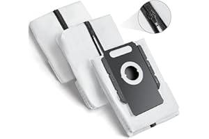 CHIKIXSON Wiederverwendbare Staubsaugerbeutel für allen iRobot Roomba i & s & j Serie Clean Base i1 i1+ i3 i3+ i4 i4+ i6 i6+ i7 i7+ j7 j7+ i8 i8+ S9 S9+ Clean Base Automatische Absaugstation Beutel (3 Stück)