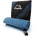 CampTeck U5535 Large (180x80cm) Lightweight and Compact Quick Dry Microfiber Travel Towel for Sports, Gym, Beach, Swimming, Yoga, Camping - Blue
