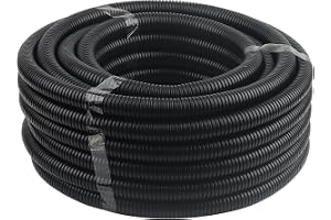 MUKCHAP 20 m flexibelt korrugerat ledningsrör, 20 mm ID x 25 mm OD