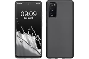 kwmobile Etui kompatybilne z Samsung Galaxy S20 FE etui - miękkie, cienkie, metaliczne etui z silikonu TPU, metaliczne szare, 53930.232_M001628