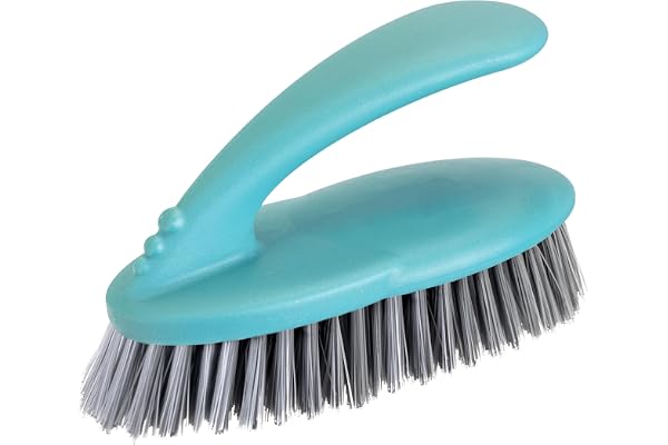 Vigar Multifunktionella Borstar, Hårda Borst, Skrubbborste med Ergonomiskt Handtag för Badrum, Dusch, Badkar, Kakel, Vägg, 16x7x9cm