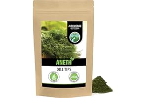 Alpi Nature Aneth Séché 250g, Pointes d'Aneth Séché et Frotté pour Cornichons, Sauces et Marinades