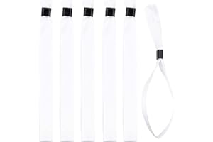 IBOO Braccialetti in tessuto per eventi – Chiusura in plastica per evitare il trasferimento o il riutilizzo – Braccialetti piacevoli in raso di qualità premium per l'ingresso a feste