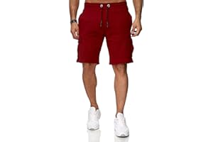 Reslad Kurze Hose Herren Cargo Bermuda Shorts Jogginghose Sport-Hose RS-5069