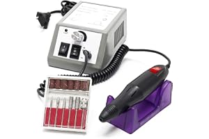 Professionell elektrisk Nagelfil Set Maskin Maikyr Pedikyr Fotvård Handvård Nail Art 6 Bits
