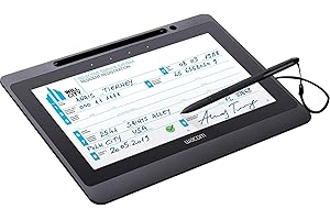 Wacom - Signature Set DTU1141B-CH2 - Tablette Graphique Professionnelle pour Signature de E-Documents