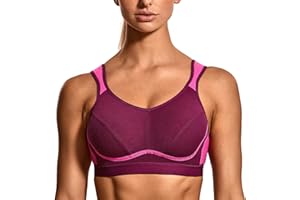 SYROKAN Femme Soutien Gorge de Sport Brassière Maintien Extrême pour Running