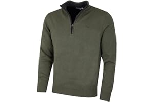 Calvin Klein Mens 2023 Knit Cotton 1/2 Zip Golf CK Top Sweater