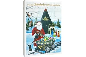 Crottendorfer Adventskalender - 24 Düfte - Hochformat (21x30 cm) - Crottendorfer Räucherkerzen für Weihnachten - Räuchermännchen Zubehör - Mit Weihrauch, Myrrhe, Zimt, Vanille, Tanne - Made in Germany