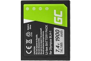 GREEN CELL PRO Green Cell® BLH-1 BCH-1 HLD-9 Bateria do aparatu Olympus OM-D E-M1 Mark 2 Grip HLD (1900 mAh 7,4 V)