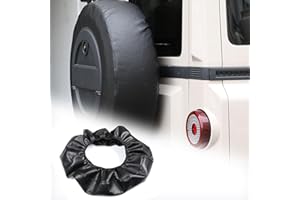 METYOUCAR Ersatzreifenabdeckung, kompatibel mit Ineos Grenadier 2020-2024, verdicktes Leder, Ersatzradschutzabdeckung, wasserdicht, Sonnenschutz, kratzfestes Zubehör (halbe Abdeckung)