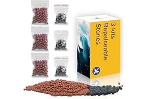 MAGICHOME Głowica prysznicowa z filtrem wapiennym, 3 zestawy do filtrów jonowych na podczerwień (słuchawka prysznicowa, rozpylanie jonów)