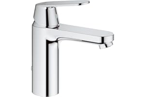 Grohe Eurosmart Cosmopolitan - Grifo de Lavabo con Cadenilla, acabado cromado, tamaño M, 168 mm, (1/2") (Ref.23326000)