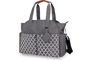 MEYTEILAY Wickeltasche Tote Baby Wickeltasche Große Babytaschen für Mama mit Wickelstation Multifunktions Reise