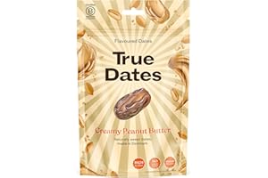 ‎TRUE GUM True Dates - Creamy Peanut Butter | natürlich aromatisierte Datteln | Erdnussbutter | 100 g