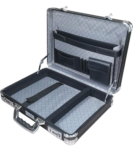 Malette Attaché Case TMISHION Bureau Pour Ordinateur Portable