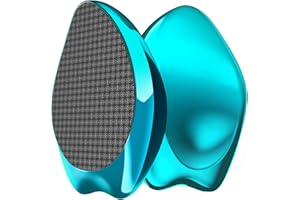 Pilnik do stóp, AnjoCare Nano Glass Środek do usuwania zrogowaciałego naskórka do suchej twardej skóry, Przenośny ręczny skrobak do stóp do grubej pękniętej pięty (niebieski)