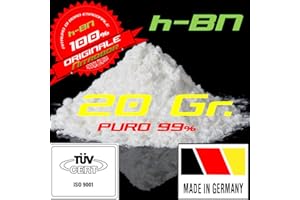 NITROBOR h-BN Trattamento antiattrito Olio Motore Permanente Nitruro di Boro Esagonale Ricostruente e Anti attrito (20 Gr.)