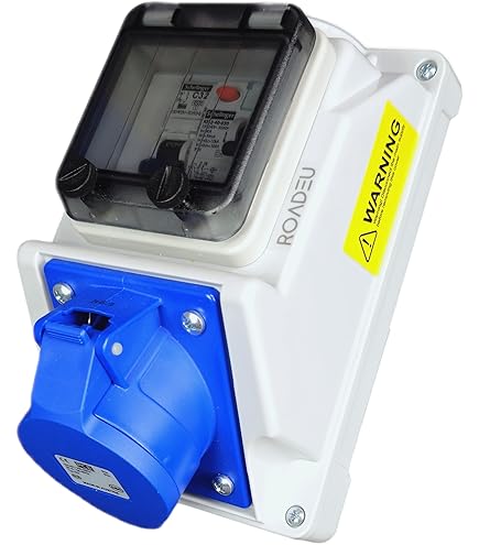 Mophorn Distributore Di Corrente Da Parete, Plastica ABS, Quadro Di - Foto 7