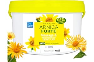 BLEU & MARINE BRETANIA Silny żel z arniką 90%, dorośli i dzieci, pielęgnacja zwierząt, siniaki na stawy mięśniowe stopy twarzy 2000g (zastępuje olejek do masażu z arniki, krem ​​z arniki, maść)