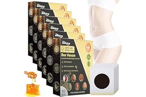 KOLGEIKJ 60 Stück Abnehmpflaster Bienengift-Lymphdrainage-Schlankheitspflaster, Abnehmen Schnell Fettverbrenner, Bienengift Pflaster Zum Abnehmen, Abnehmen Patch Lymphatic Drainage Schlankheitspflaster (7)