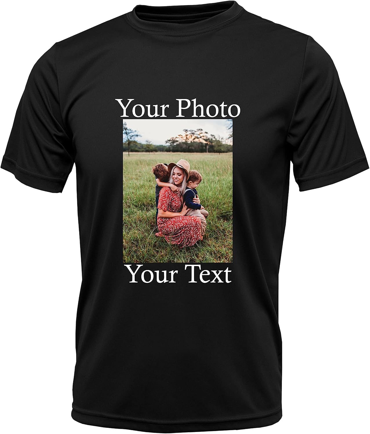 PB TECH Personalised Unisex Stag T-Shirt - Customised Image/Picture/Photo/Text