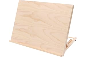 Paintersisters® Chevalet de table planche à dessin + station de travail taille A3-33x45 cm, bois de hêtre, pour peindre + faire des croquis, acrylique, aquarelle, crayon ou fusain