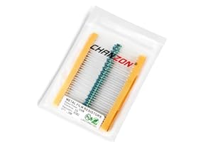 Chanzon 100pcs 1/4W (0,25W) 470 Ω Ohm Metallfilm-Fest widerstand 0,01 ±1% Toleranz 470R MF Durchgangsbohrungs widerstände Strombegrenzung Rohs-zertifiziert Resistor