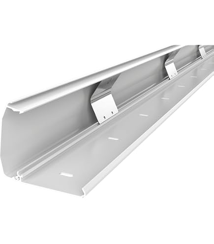 Design Alu Kabelkanal Big Mouth 30cm, Silber Matt – Viel Platz Für TV-Kabel, Beamer & Multimedia