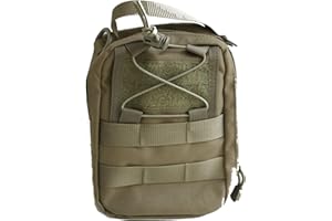 GENERISCH Militär Fernglas Tasche für 8x30 Ferngläser, BW Fernglas oder Gehörschutz, Oliv,