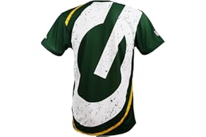 New Era Green Bay Packers t-Shirt avec Grand Logo en Vert pour Hommes et Femmes