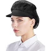 Nanxson 3 Piece Chef Hat for Kitchen, Chef Hat, Food Service, Hair Nets for Women CF9062 | Redecillas de Pelo para Servicio d