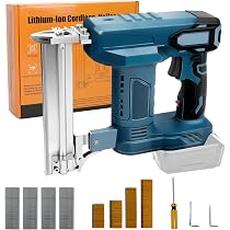 Yofidra Pistola Engrapadora Y Clavadora A Batería 2 En 1 – 200 Clavos Y 200 Grapas Incluidas, 2 Baterías 3.0Ah, LED, 2 Modos De Disparo