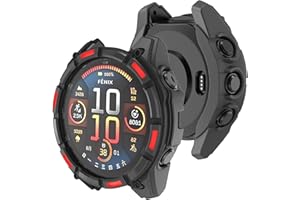 MYSNBKN Etui ochronne do Fenix 8 47 mm etui elastyczne, etui ochronne z TPU osłona ramy zegarka osłona
