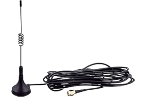 Delock 8877 ISM SMA Omni Star Antenne avec Pied 433 MHz 3 dBi Noir